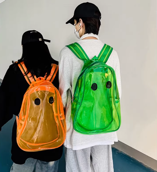 Backpack Trendy Colorful PVC Halloween Clear Gift Bags